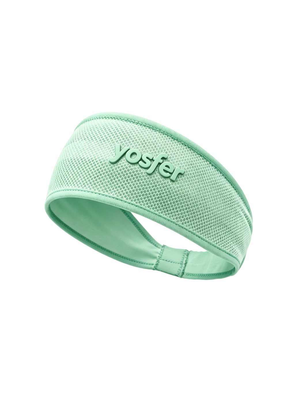 Yosfer Mint Green Breathable Mesh Sports Headband